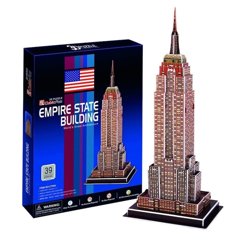 3D Παζλ - Empire State Building 39 τεμ.3D Παζλ - Empire State Building 39 τεμ.