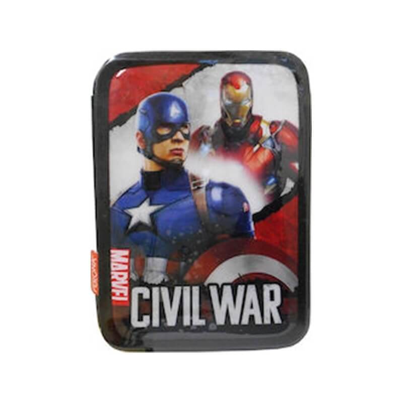 Κασετίνα γεμάτη διπλή Σούπερ Ήρωες Marvel - Civil WarΚασετίνα γεμάτη διπλή Σούπερ Ήρωες Marvel - Civil War