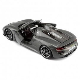 Bburago 1:24 Porsche 918 Spyder ανθρακί