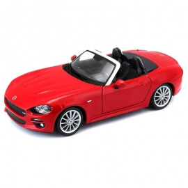 Bburago 1:24 Fiat 124 Spider κόκκινο