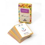 Ξύλινο Αγγλικό Αλφάβητο και 50 Κάρτες Ανάγνωσης & Γραφής