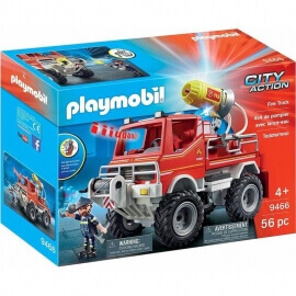 Playmobil Όχημα Πυροσβεστικής με Τροχαλία Ρυμούλκησης (9466)