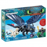 Playmobil Dragons - Ο Φαφούτης κaι ο Ψαρής με ένα Δρακούλη (70037)