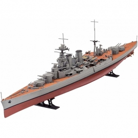 Πολεμικό Πλοίο Hms Hood 1/720 σετ δώρου με χρώματα και κόλλα