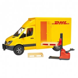 Bruder - Mercedes Sprinter DHL με ανυψωτικό