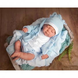 Μωρό Reborn Munecas Arias Matias με Κουβέρτα 45εκ. (98039)