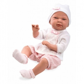 Μεγάλο Μωρό Κορίτσι Βινυλίου Munecas Arias Baby Eddie 52εκ. (65190)