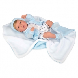 Μωρό Βινυλίου Αγόρι με Κουβέρτα - Munecas Arias Liο 42εκ.(55248)