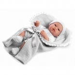Μωρό Αγοράκι  Βινυλίου με Κουβέρτα - Munecas Arias Mies 42εκ. (55138)