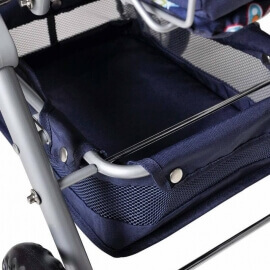 Καρότσι Κούκλας Twingo S Blue Flowers