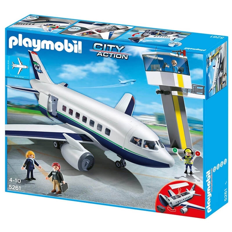 Playmobil Αεροδρόμιο - Αεροπλάνο για Επιβάτες και Εμπορεύματα και Πύργος Ελέγχου(5261)Playmobil Αεροδρόμιο - Αεροπλάνο για Επιβάτες και Εμπορεύματα και Πύργος Ελέγχου(5261)