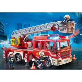 Playmobil Πυροσβεστική - Οχημα  Πυροσβεστικής με Σκάλα και Καλάθι (9463)