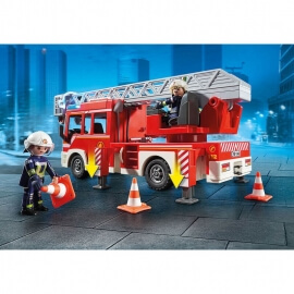 Playmobil Πυροσβεστική - Οχημα  Πυροσβεστικής με Σκάλα και Καλάθι (9463)