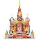 3D Παζλ Καθεδρικός Ναός Αγίου Βασιλείου LED φωτιζόμενο 224 κομ.