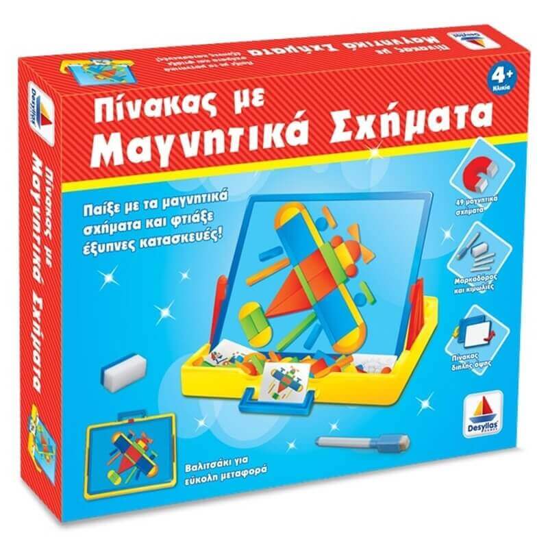 Πίνακας με Μαγνητικά Σχήματα 49 τεμ. Πίνακας με Μαγνητικά Σχήματα 49 τεμ.