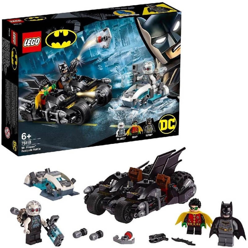 Lego Batman - Μάχη με Batcycle του Μίστερ Φρίζ (76118)Lego Batman - Μάχη με Batcycle του Μίστερ Φρίζ (76118)