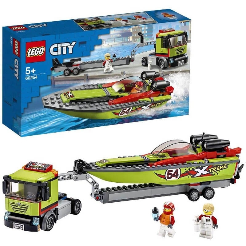 Lego City - Μετφορικό Αγωνιστικού Σκάφους (60254)Lego City - Μετφορικό Αγωνιστικού Σκάφους (60254)