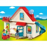 Playmobil Προσχολική Σειρά 1.2.3 Επιπλωμένο Σπίτι (70129)