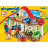 Playmobil Προσχολική Σειρά 1.2.3 Επιπλωμένο Σπίτι (70129)