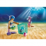 Playmobil Γοργόνες - Σύλλεκτες Μαργαριταριών με Γιγάντιο Σαλάχι Μάντα (70099)