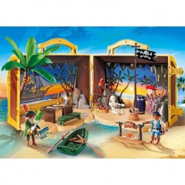 Playmobil Πειρατές - Πειρατικό Νησί Βαλιτσάκι (70150)