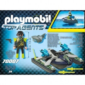 Playmobil Top Agents IV - Aqua Scooter της Shark Team (70007)