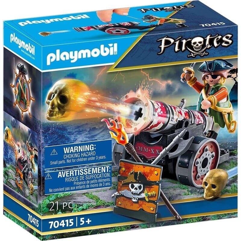 Playmobil Πειρατές - Πειρατής με Κανόνι (70415)Playmobil Πειρατές - Πειρατής με Κανόνι (70415)