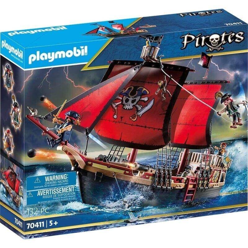 Playmobil Πειρατές - Πειρατική Ναυαρχίδα (70411) Playmobil Πειρατές - Πειρατική Ναυαρχίδα (70411)
