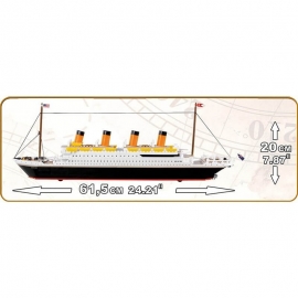 Cobi Κατασκευή R.M.S. Titanic (Τιτανικός) 600 κομ.