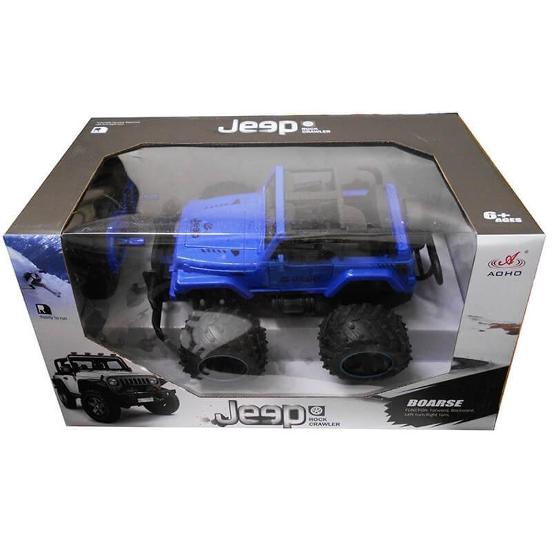 Τηλεκατευθυνόμενο Jeep με Φορτιστή μπλεΤηλεκατευθυνόμενο Jeep με Φορτιστή μπλε