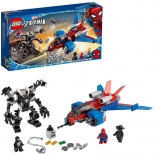Lego Spiderjet vs. Venom Mech (76150)
