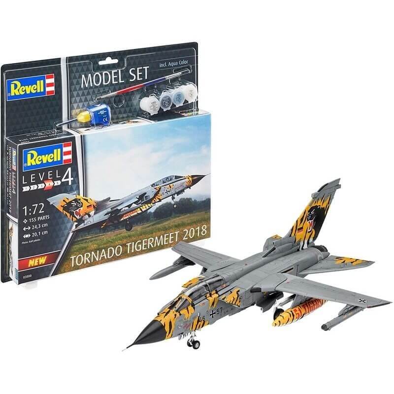 Πολεμικό Αεροπλάνο Tornado ECR Tigermeet 2018 σετ δώρου με χρώματα & κόλλαΠολεμικό Αεροπλάνο Tornado ECR Tigermeet 2018 σετ δώρου με χρώματα & κόλλα