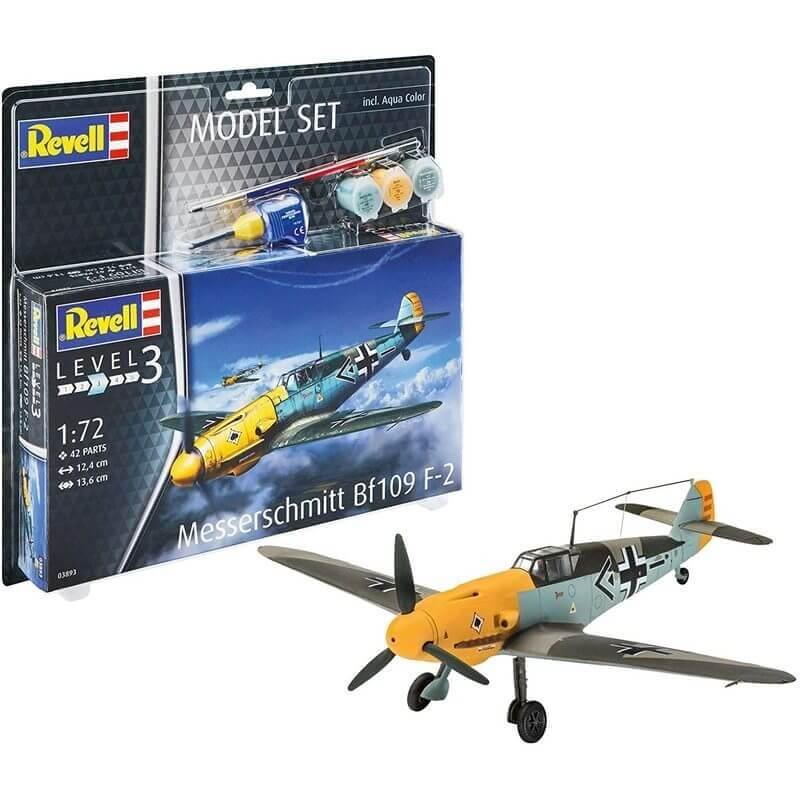 Πολεμικό Αεροπλάνο Messerschmidt Bf109 F-2 σετ δώρου με χρώματα & κόλλαΠολεμικό Αεροπλάνο Messerschmidt Bf109 F-2 σετ δώρου με χρώματα & κόλλα Πολεμικό Αεροπλάνο Messerschmidt Bf109 F-2 σετ δώρου με χρώματα & κόλλαΠολεμικό Αεροπλάνο Messerschmidt Bf109 F-2 σετ δώρου με χρώματα & κόλλα