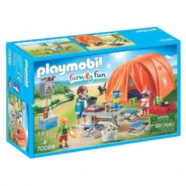 Playmobil - Οικογενειακή Σκηνή Camping (70089)