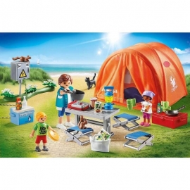 Playmobil - Οικογενειακή Σκηνή Camping (70089)