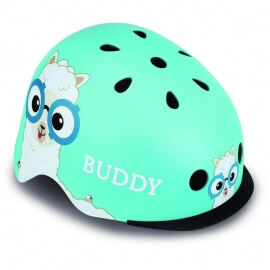 Globber Κράνος Elite Lights Sky Blue Buddy XS/S (48-53cm) με LED