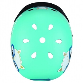 Globber Κράνος Elite Lights Sky Blue Buddy XS/S (48-53cm) με LED