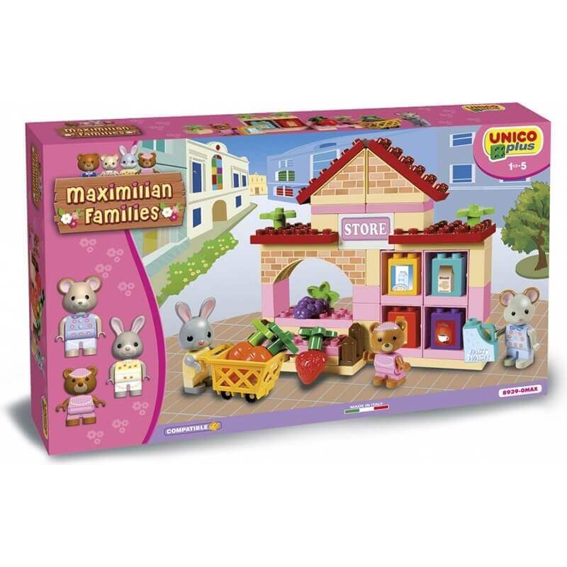 Unico Plus Τουβλάκια - Mini Market-Maximilian Families 60 τεμ.Unico Plus Τουβλάκια - Mini Market-Maximilian Families 60 τεμ. Unico Plus Τουβλάκια - Mini Market-Maximilian Families 60 τεμ.Unico Plus Τουβλάκια - Mini Market-Maximilian Families 60 τεμ.