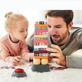 Jenga Πύργος Ισορροπίας με Ζάρι και Έκρηξη Βόμβας (120464)