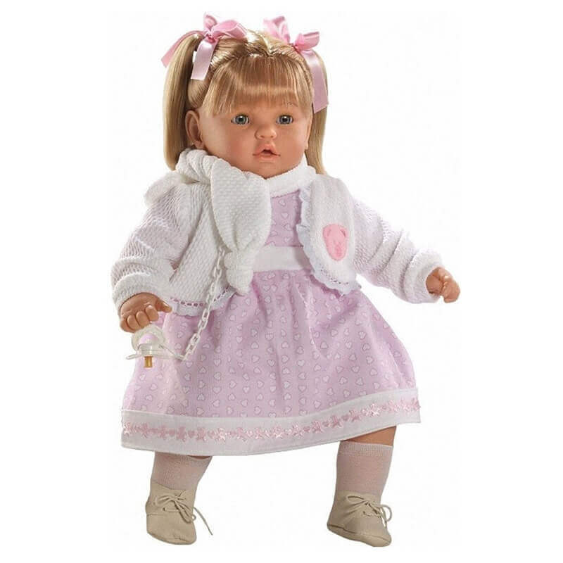 Κούκλα με Ήχους, Πιπίλα και Κλείσιμο Ματιών Baby Dulzon 62εκ. (8034)Κούκλα με Ήχους, Πιπίλα και Κλείσιμο Ματιών Baby Dulzon 62εκ. (8034)