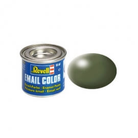 Χρώμα Μοντελισμού Revell 361 Πράσινο Λαδί Silk Matt Olive Green 14ml
