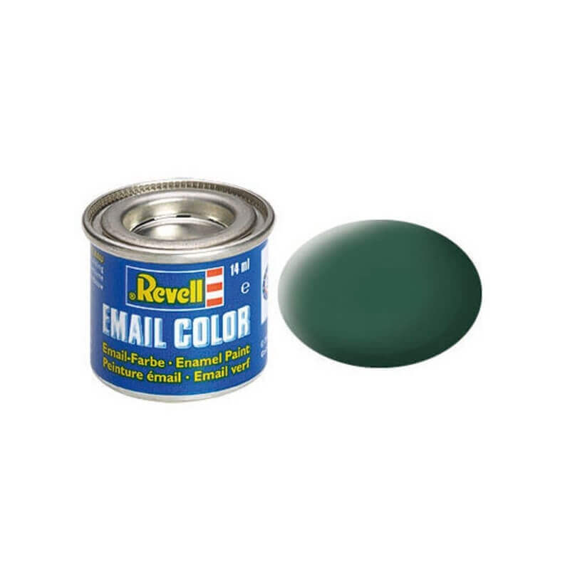 Χρώμα Μοντελισμού Revell 39 Σκούρο Πράσινο Matt Dark Green 14ml