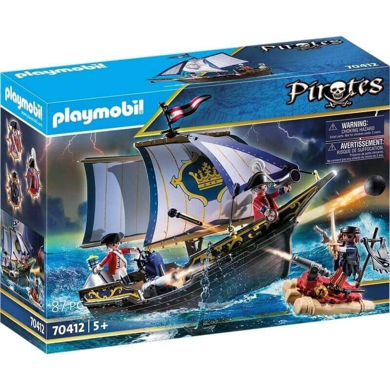 Playmobil Πειρατές - Πλοιάριο Λιμενοφυλάκων (70412)Playmobil Πειρατές - Πλοιάριο Λιμενοφυλάκων (70412)