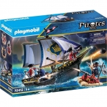 Playmobil Πειρατές - Πλοιάριο Λιμενοφυλάκων (70412)
