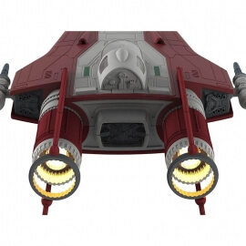 Κατασκευή Easy Click - Star Wars Wing Fighter Red με Ήχους και Φώτα (25 κομ.)