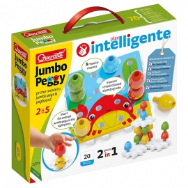 Quercetti Jumbo Peggy 20τεμ. (2270) - Εκπαιδευτικό Παιχνίδι