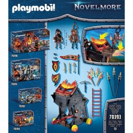 Playmobil Novelmore - Πολιορκητική Μηχανή Φωτιάς του Μπέρναμ (70393)