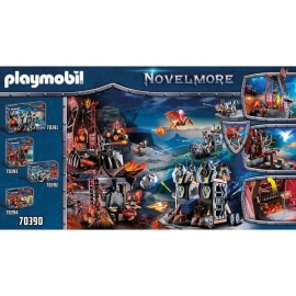 Playmobil Novelmore - Ορυχείο Λάβας του Μπέρναμ (70390)