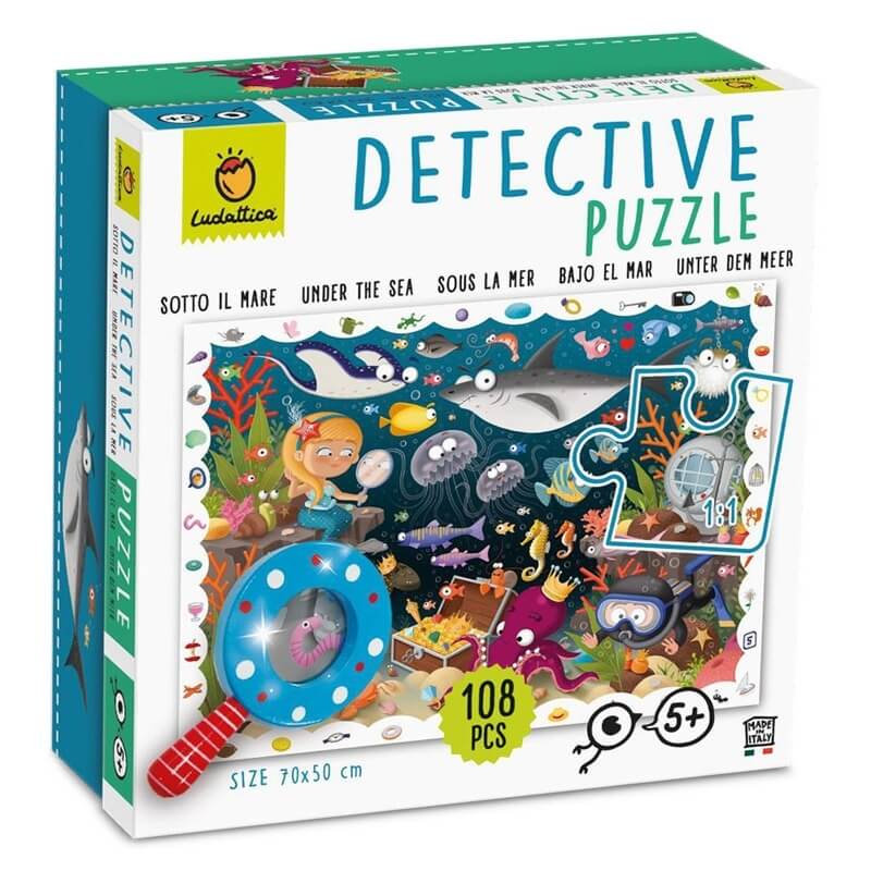 Detective Puzzle Ο Κόσμος της Θάλασσας 108 τεμ. Ludattica Detective Puzzle Ο Κόσμος της Θάλασσας 108 τεμ. Ludattica