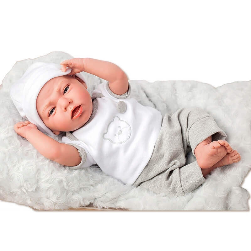 Μωρό Elegance Dafne με Μαξιλάρι γκρι 40cm-1500gr. Μωρό Elegance Dafne με Μαξιλάρι γκρι 40cm-1500gr.